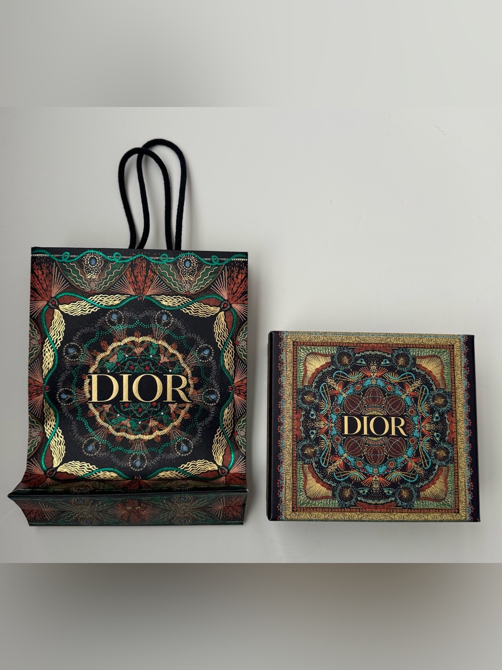 Dior purse box and bag